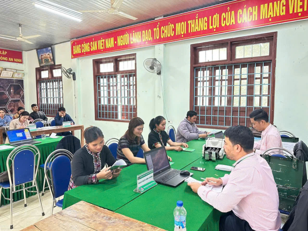 Phòng Giao dịch NHCSXH  giữ nguyên hệ thống điểm giao dịch